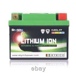 Véritable batterie de moto au lithium SkyRich CB5L-B pour motos et scooters électriques.